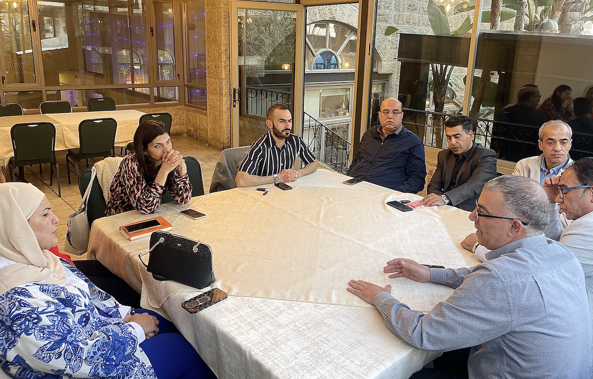 Local knowledge Building workshop in Ramallah